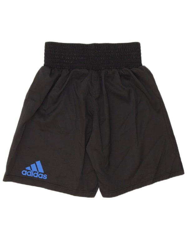 Męskie spodenki bokserskie Adidas, małe, czarne, poliestrowe
