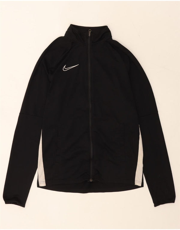 Męska kurtka dresowa Nike Dri Fit, poliester w kolorze średniej czarnej kolorystyki