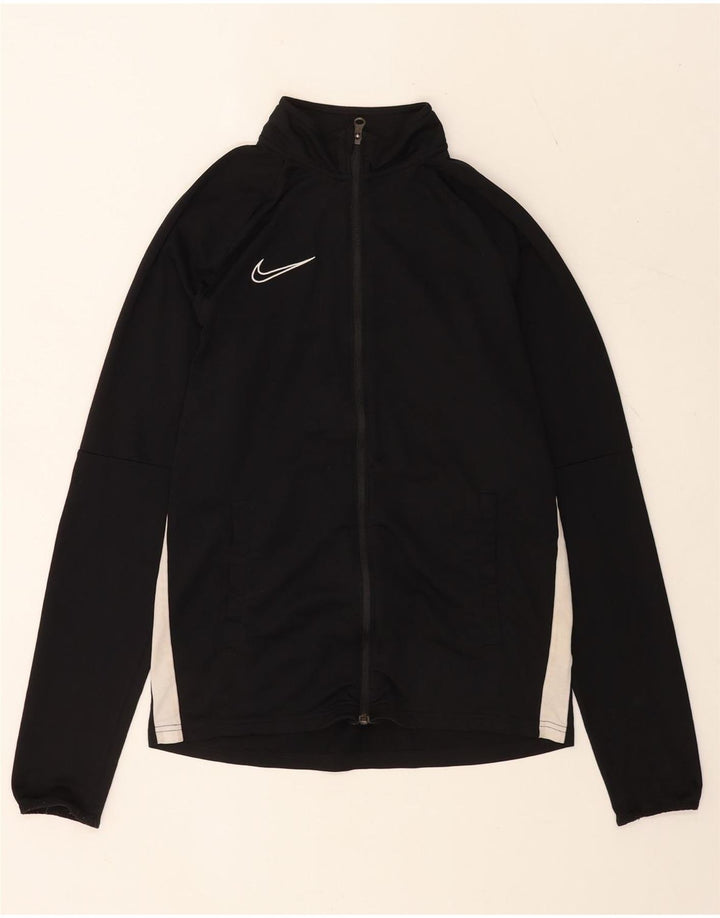 Męska kurtka dresowa Nike Dri Fit, poliester w kolorze średniej czarnej kolorystyki
