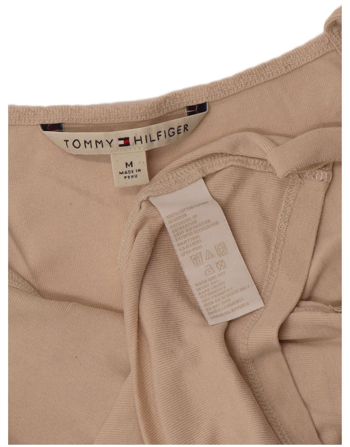 Damski top na ramiączkach Tommy Hilfiger UK 12, średni beż, bawełna