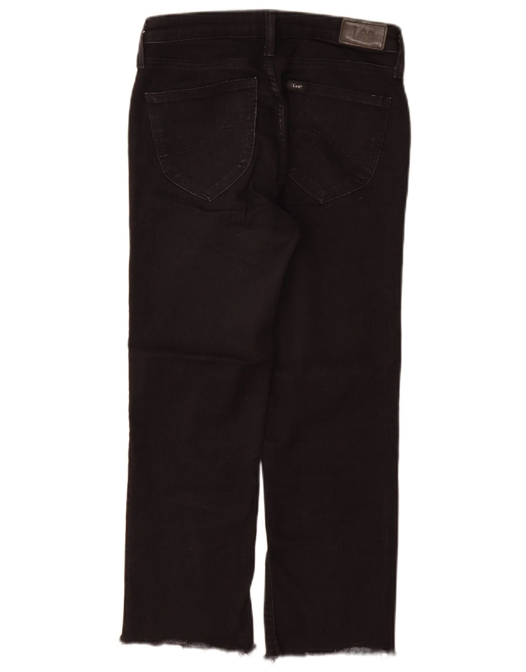 Damskie jeansy Lee Marion Straight W27 L25 Czarne bawełniane