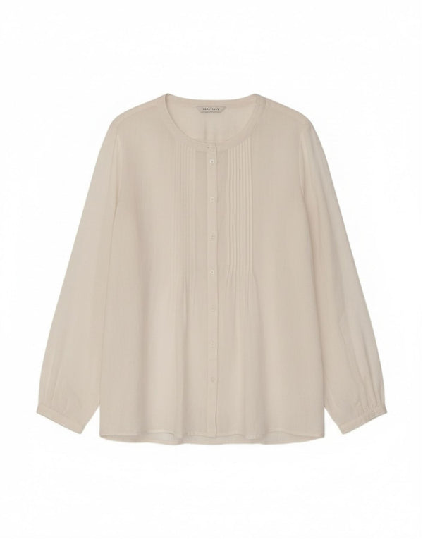 Damska bluzka koszulowa oversize Marella UK 10 Small White Line