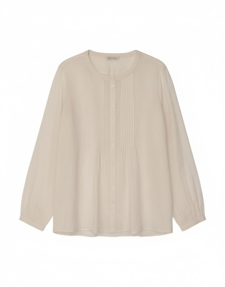 Damska bluzka koszulowa oversize Marella UK 10 Small White Line