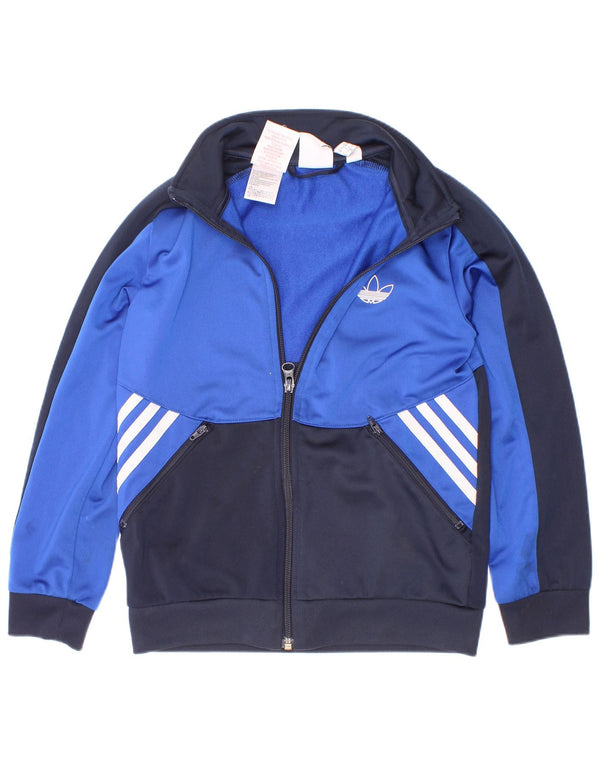 Kurtka chłopięca Adidas Primegreen Dres Top 7-8 lat Niebieski Colorblock