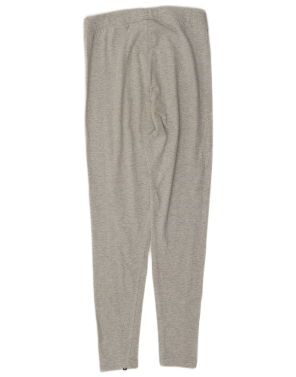 Damskie legginsy Adidas Graphic UK 12 Średnioszary, bawełniany blok kolorów