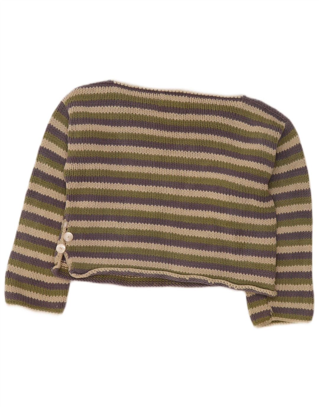 Damski sweter PURE o luźnym kroju z dekoltem w łódkę UK 10, mały, wielokolorowy