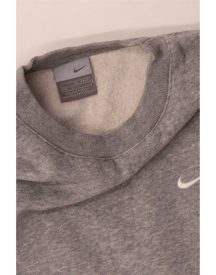 Bluza chłopięca Nike w wieku 12-13 lat, duża, szara, nakrapiana bawełna