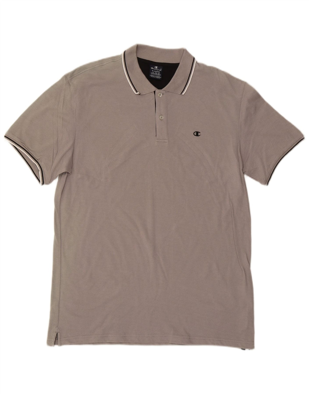 Męska koszulka polo CHAMPION XL, szara, bawełniana