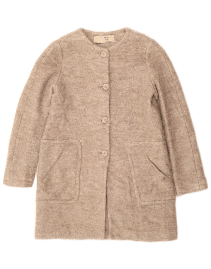 Płaszcz damski Zara UK 10 Small Szary wiskoza