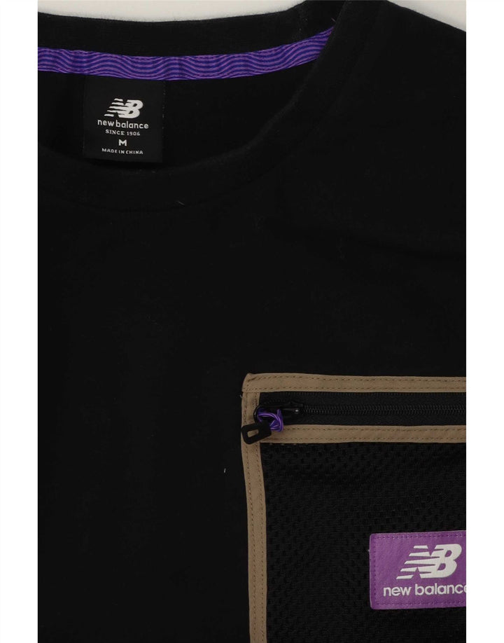 Koszulka męska New Balance, średnia czarna