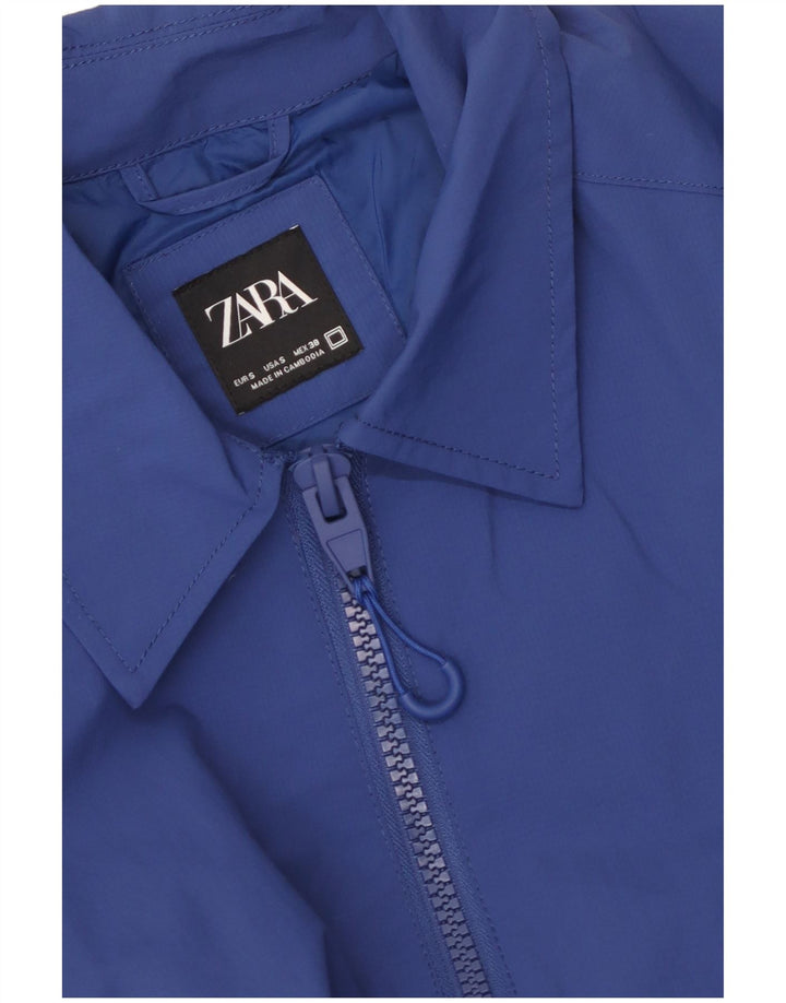 Męska kurtka bomber Zara Graphic UK 36 Small Blue