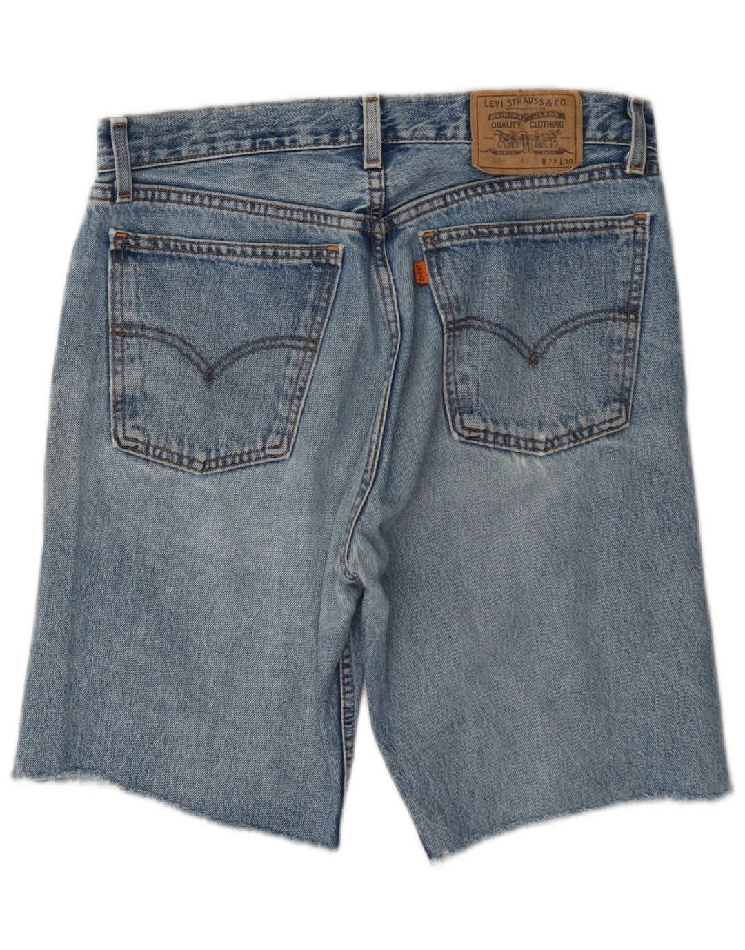 Męskie spodenki jeansowe Levi's 515 W33 Średnioniebieskie, bawełniane