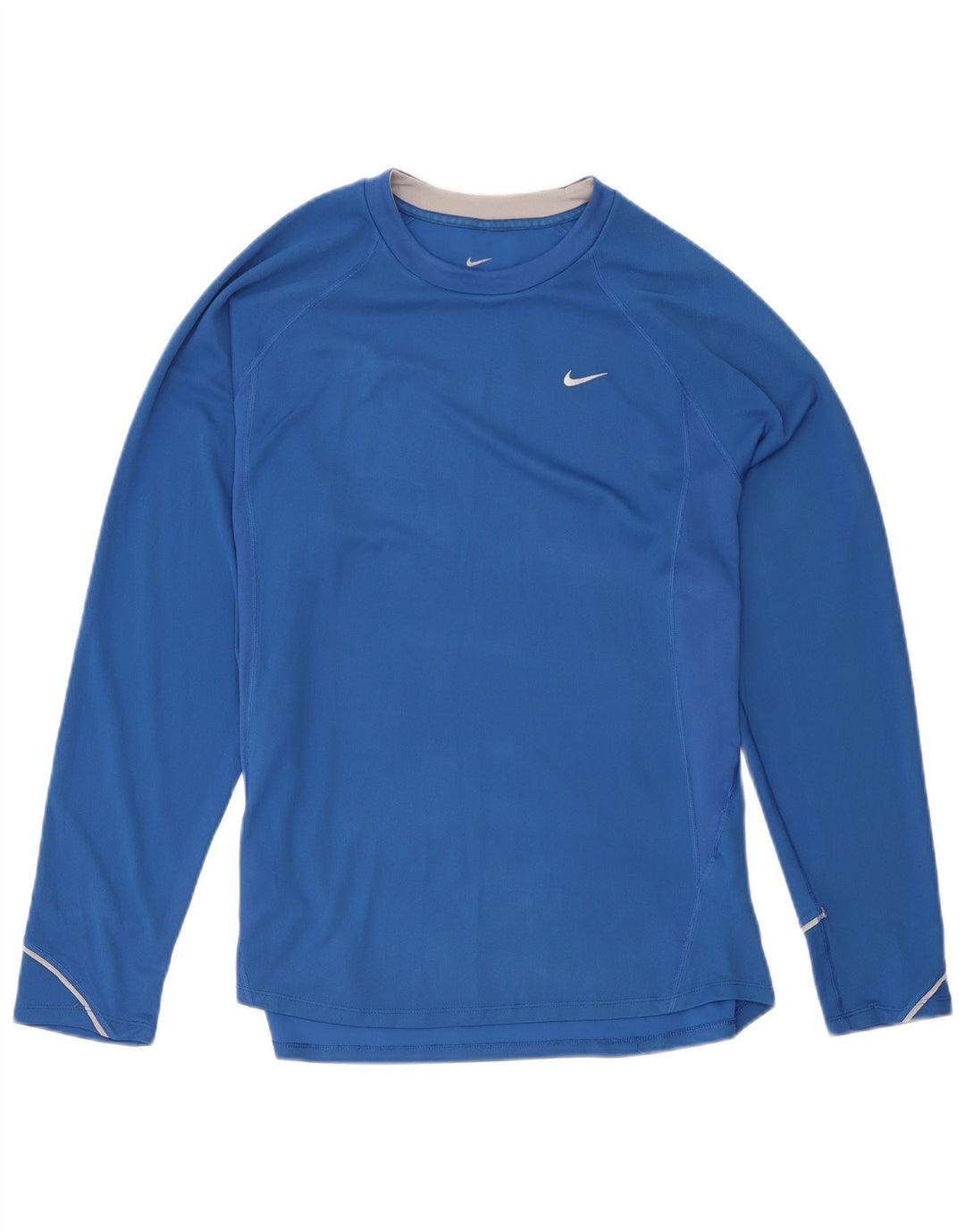 Damska koszulka Nike Dri Fit z długim rękawem, UK 20/22 XL, niebieski poliester