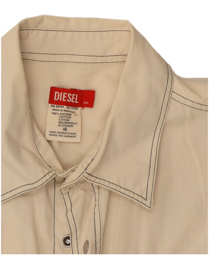 Koszula męska Diesel XL w kolorze złamanej bieli