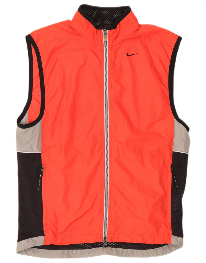 Męska bluza dresowa bez rękawów NIKE w kolorze średniej pomarańczy