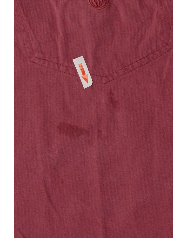 Męski T-shirt z grafiką Fat Face, duży, czerwony, bawełniany