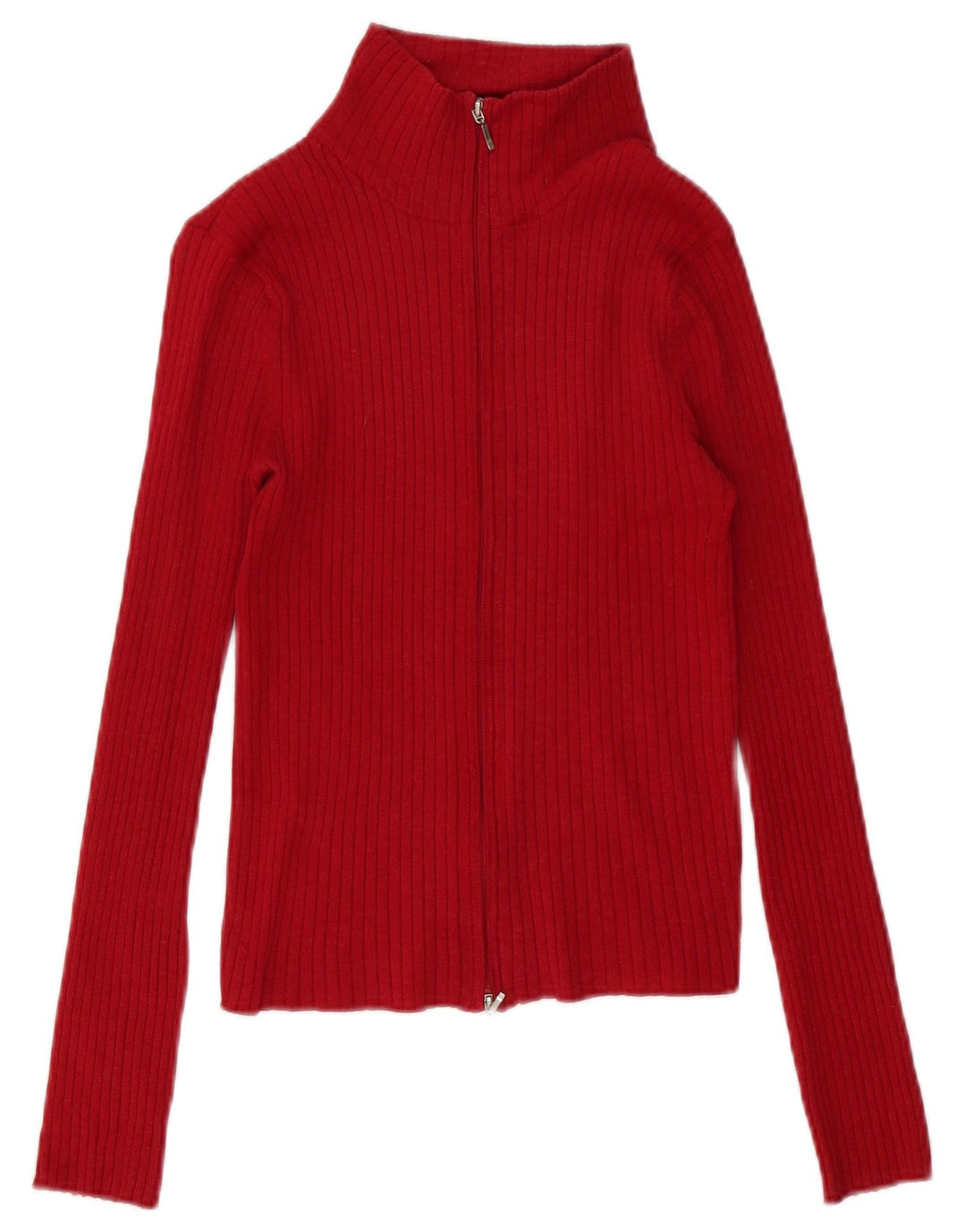 Sweter damski Zara Cardigan UK 12 Medium Red Ramie