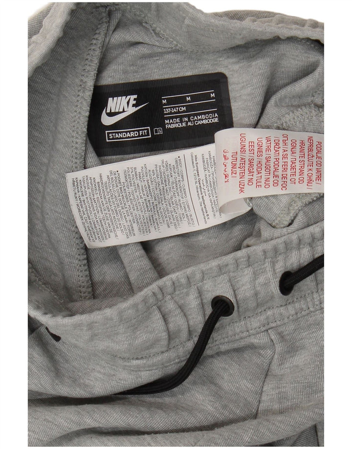 Spodnie chłopięce Nike Dresowe Joggery 10-11 lat, średnioszare, nakrapiane
