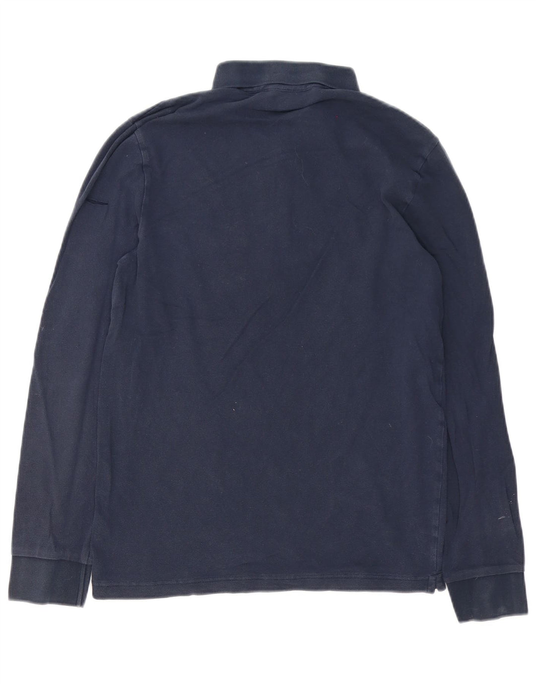 Męska koszulka polo slim fit z długim rękawem HUGO BOSS, kolor średni granatowy
