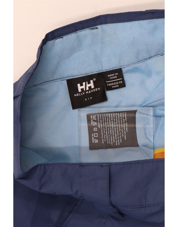 Męskie spodnie wiatrówki Helly Hansen, małe W28 L29, granatowe, nylonowe