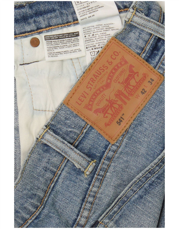 Męskie jeansy Levi's 541 Tapered W42 L34 Niebieska bawełna