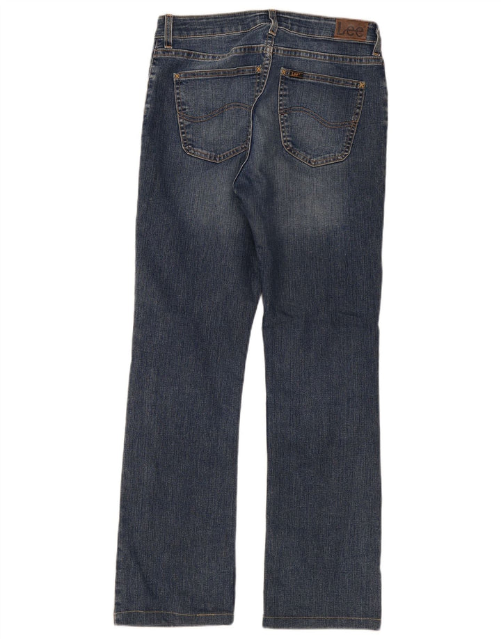 Damskie jeansy Lee Cameron Straight W31 L29 Niebieskie bawełniane