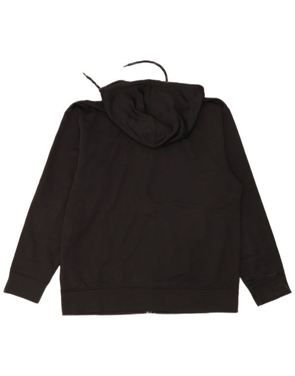 Męski sweter z kapturem i zamkiem WRANGLER UK 42/44, duży czarny poliester