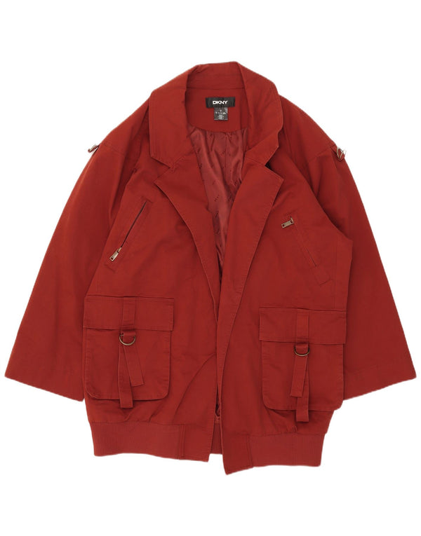 Dkny Damski płaszcz oversize UK 10 Small Red