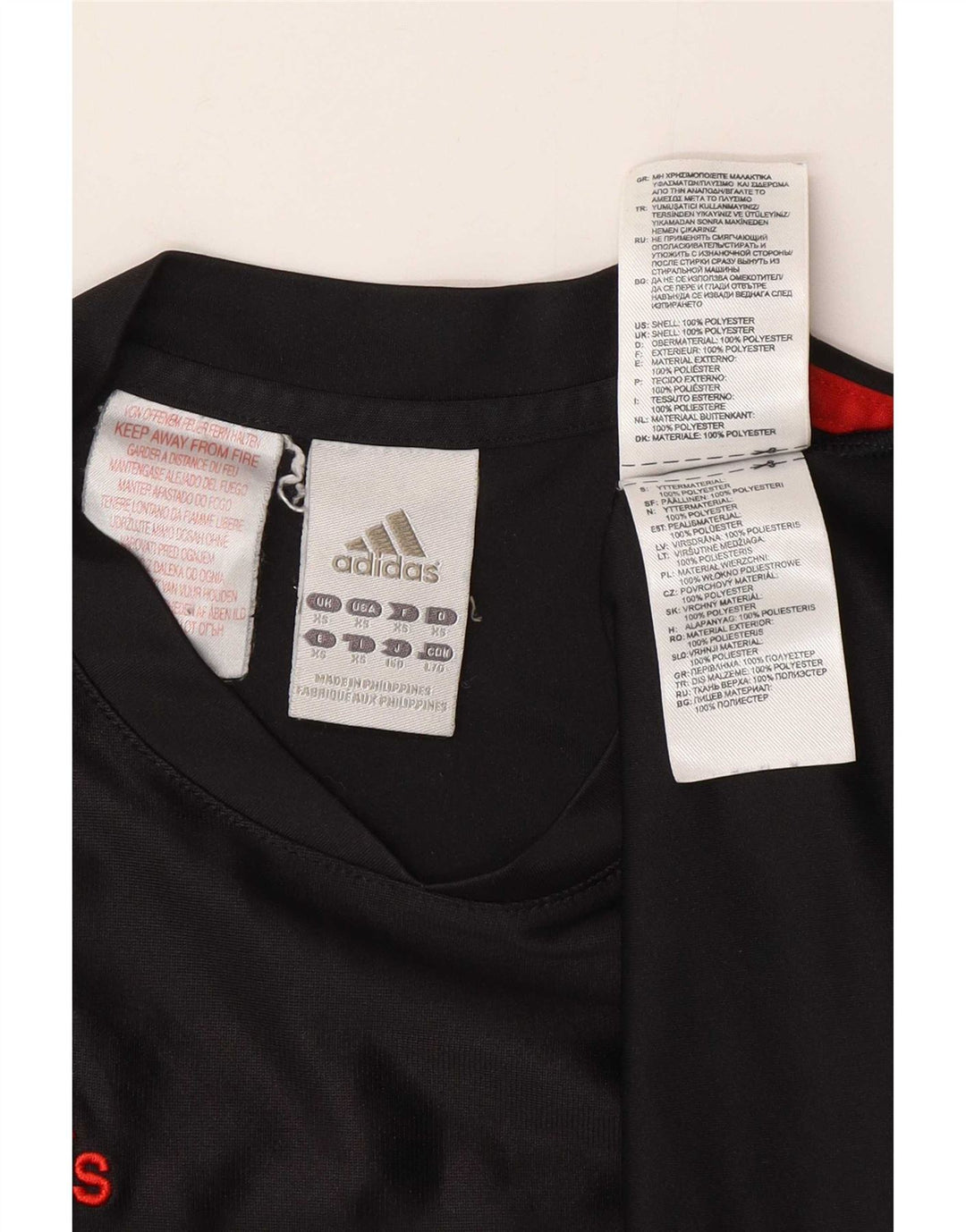 Adidas Męska koszulka Top XS Czarny poliester