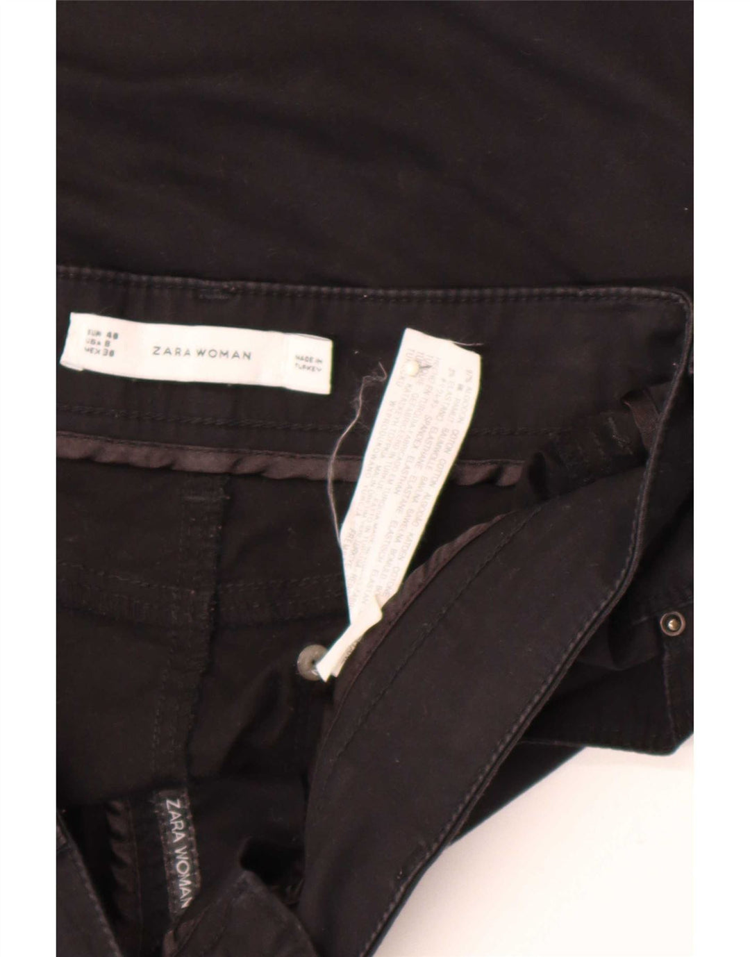 Spódnica ołówkowa damska Zara EU 40 Medium W30 Czarna bawełna