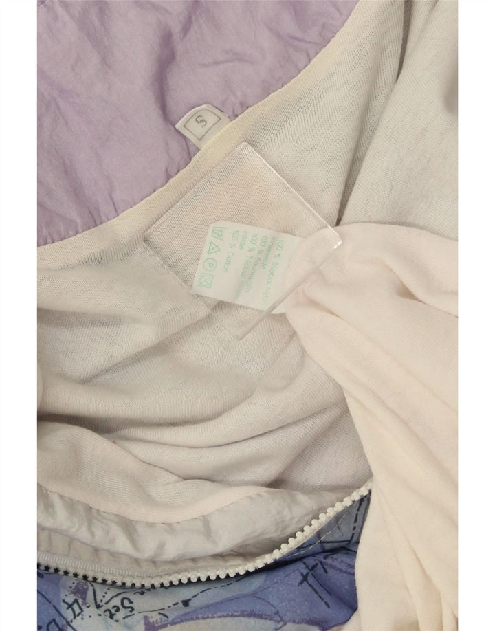 Damska bluza dresowa oversize VINTAGE UK 10 Small White