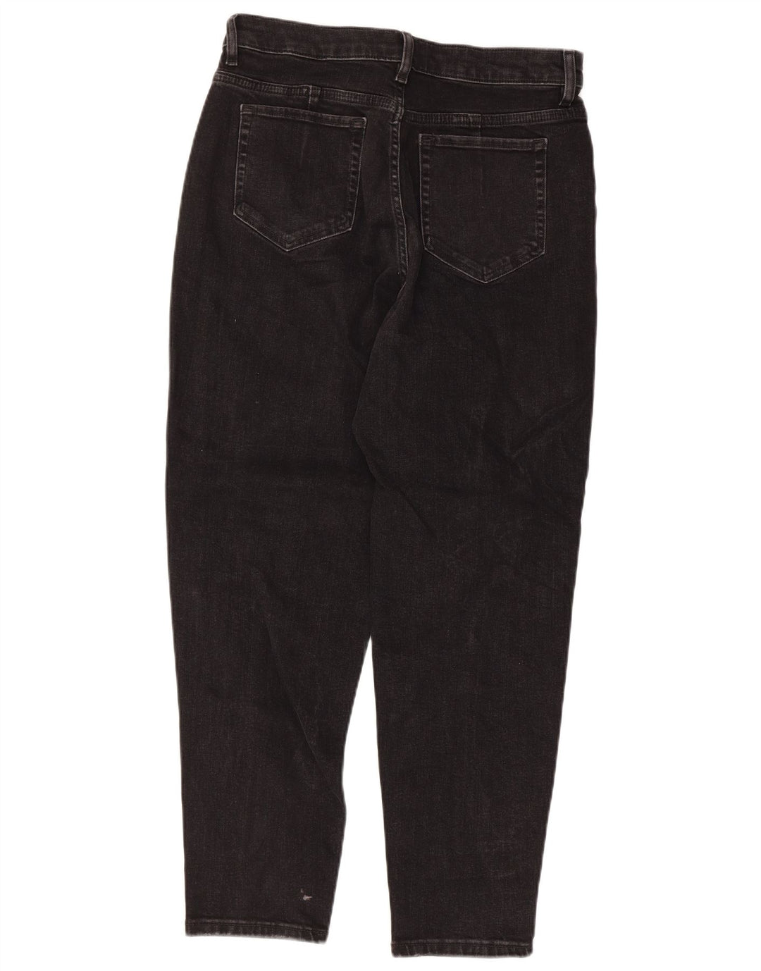 Marks & Spencer Damskie jeansy Mom Tapered UK 12 Medium W30 L27 Czarne