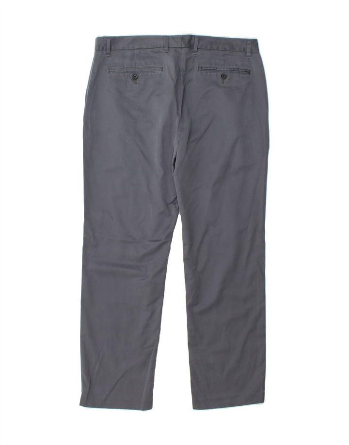 BONOBOS Mens Straight Chino Trousers W36 L30 Grey Cotton Vintage BONOBOS and Second-Hand BONOBOS from Messina Hembry 