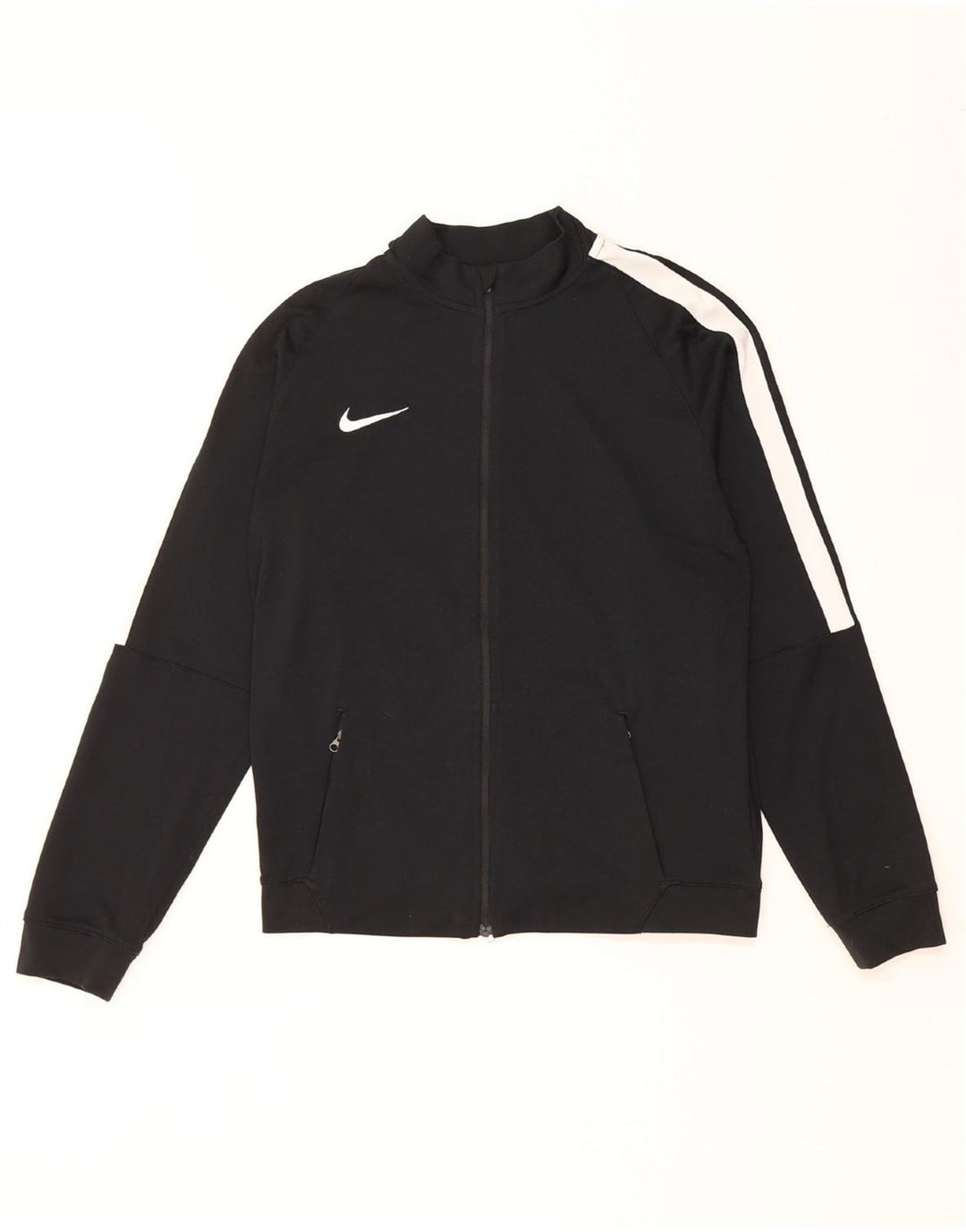 Chłopięca kurtka dresowa NIKE Dri Fit 13-14 lat XL, czarna, z blokami kolorów