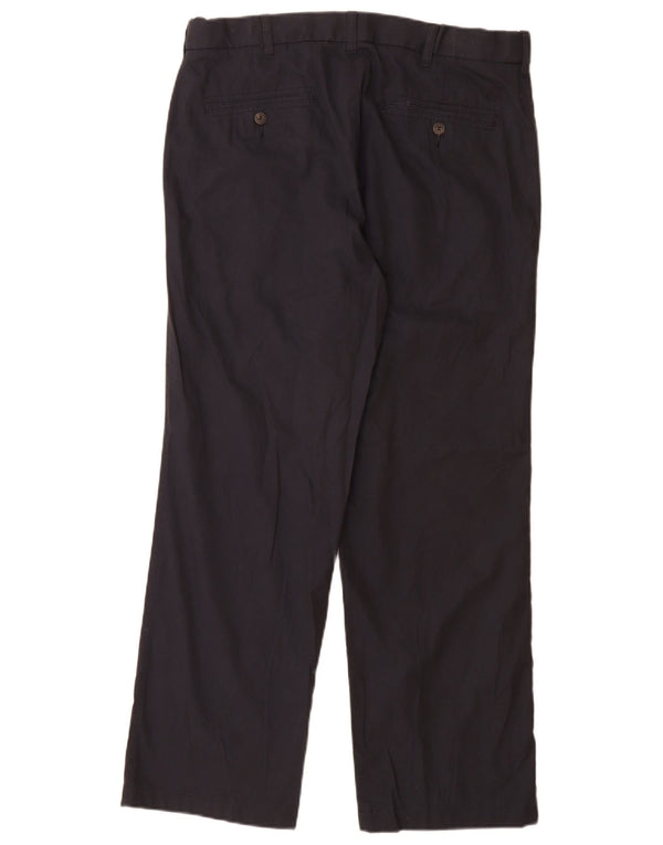 Spodnie męskie MARKS & SPENCER Blue Harbor Chino W34 L29 Granatowe