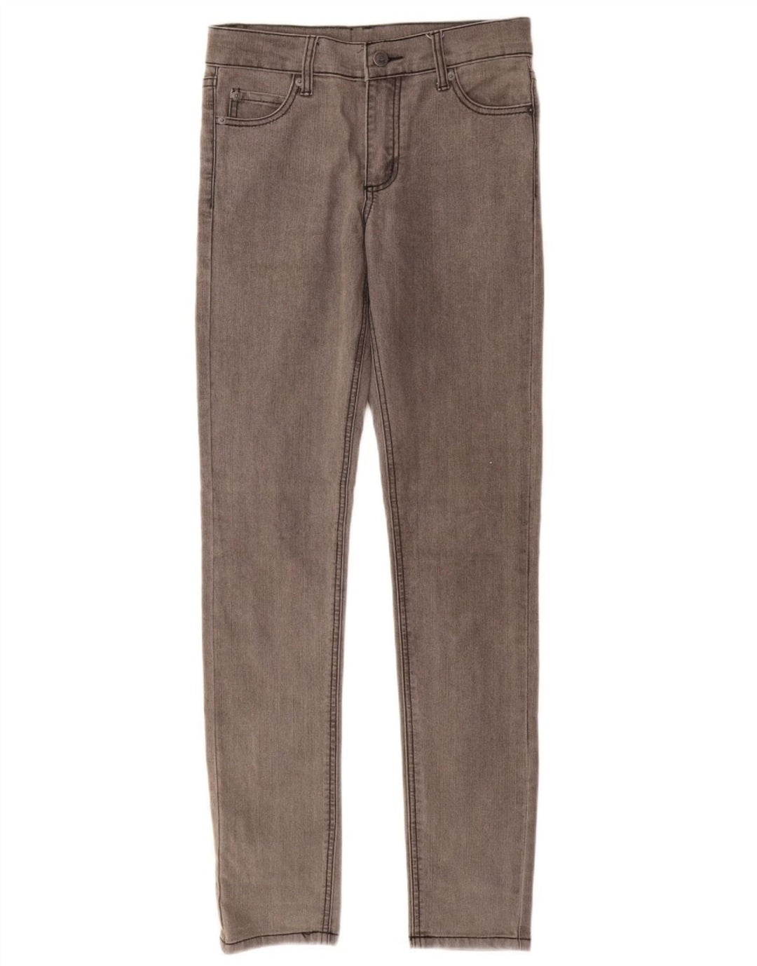 TANIE Dżinsy damskie Skinny W27 L32 Szara bawełna MONDAY