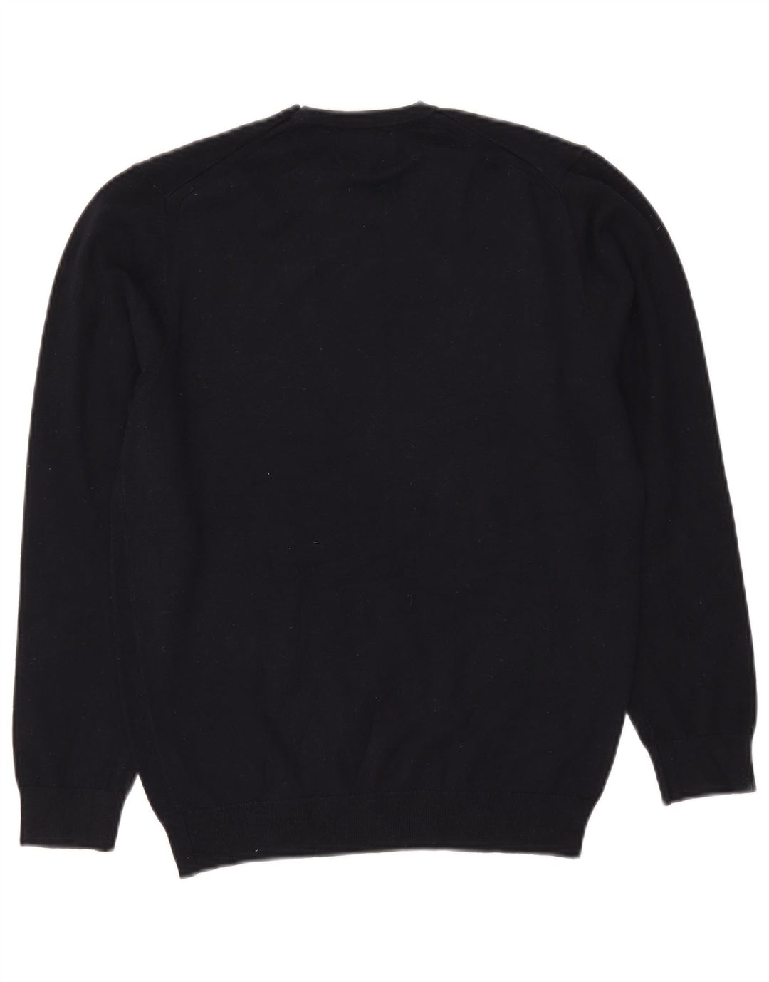 Męski sweter z okrągłym dekoltem Zara, mały, granatowy