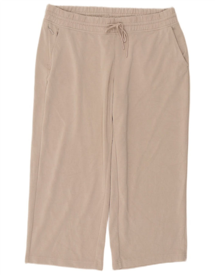 Damskie spodnie dresowe ATHLETA UK 18 XL Beżowy poliester