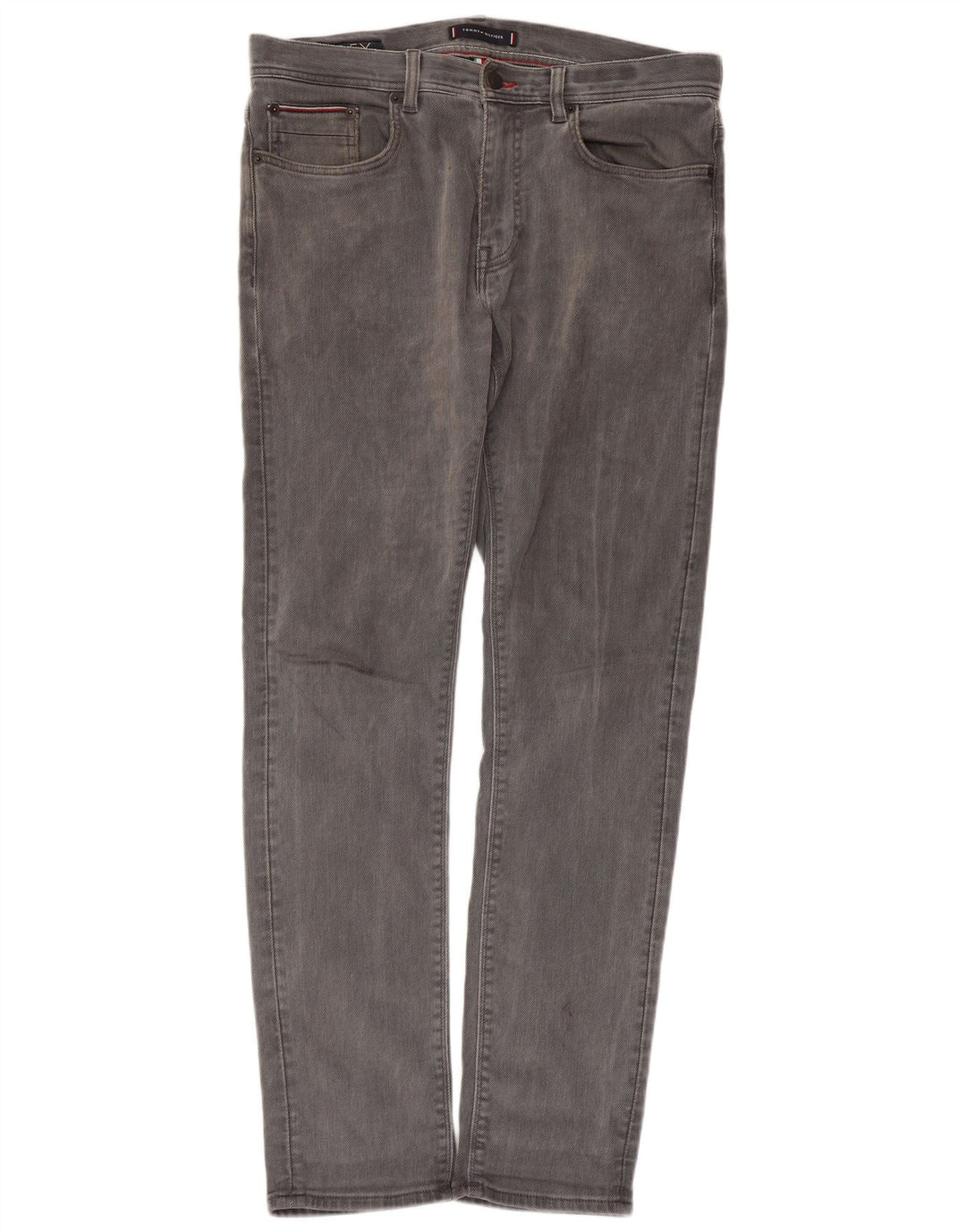 Męskie dżinsy Tommy Hilfiger Bleecker Slim W32 L32 Szara bawełna