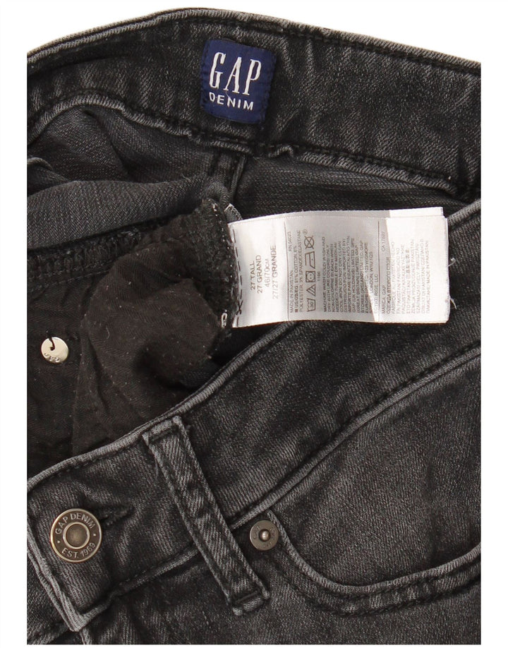 Damskie jeansy skinny Gap W27 L31 Szara bawełna