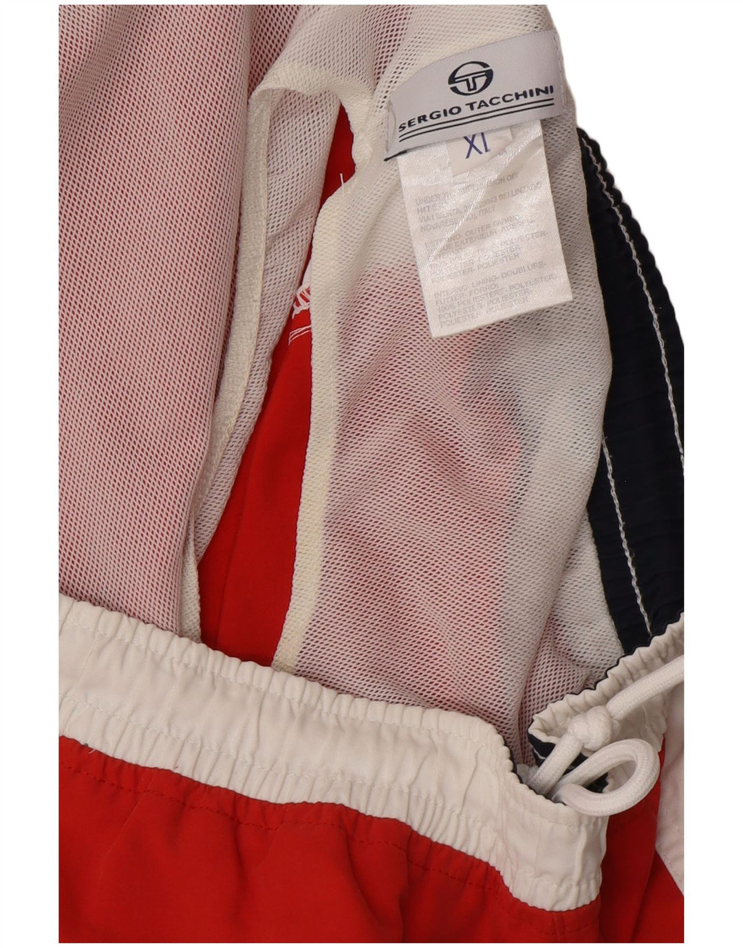 Męskie spodenki kąpielowe SERGIO TACCHINI z grafiką XL, poliester w kolorze czerwonym