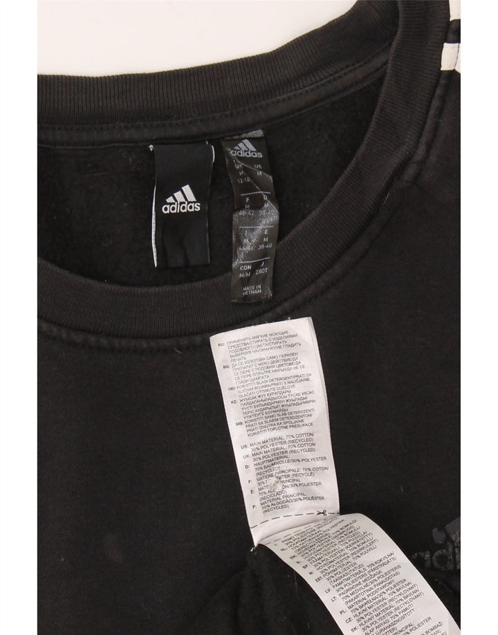 Bluza damska Adidas Jumper UK 12/14 Średnia czarna bawełna
