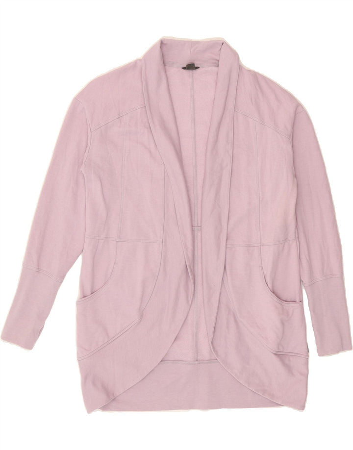 EDDIE BAUER Womens Open Cardigan Sweater UK 14 Medium Pink Vintage Eddie Bauer and Second-Hand Eddie Bauer from Messina Hembry 