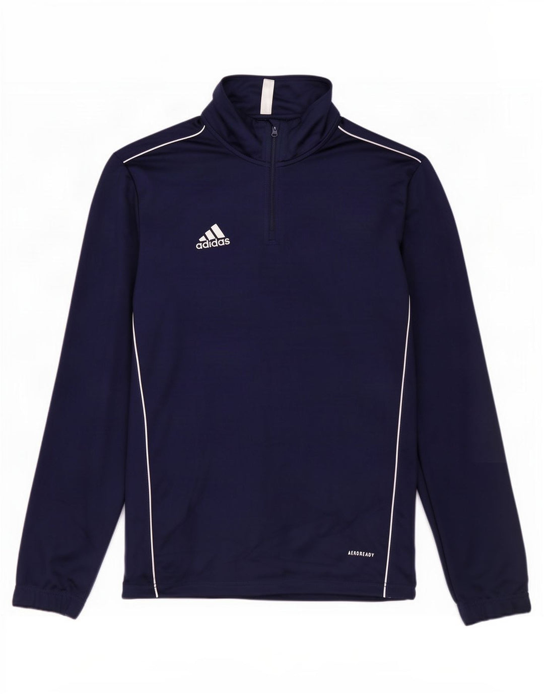 Dres męski Adidas Aeroready z zamkiem błyskawicznym na szyi, średni granatowy