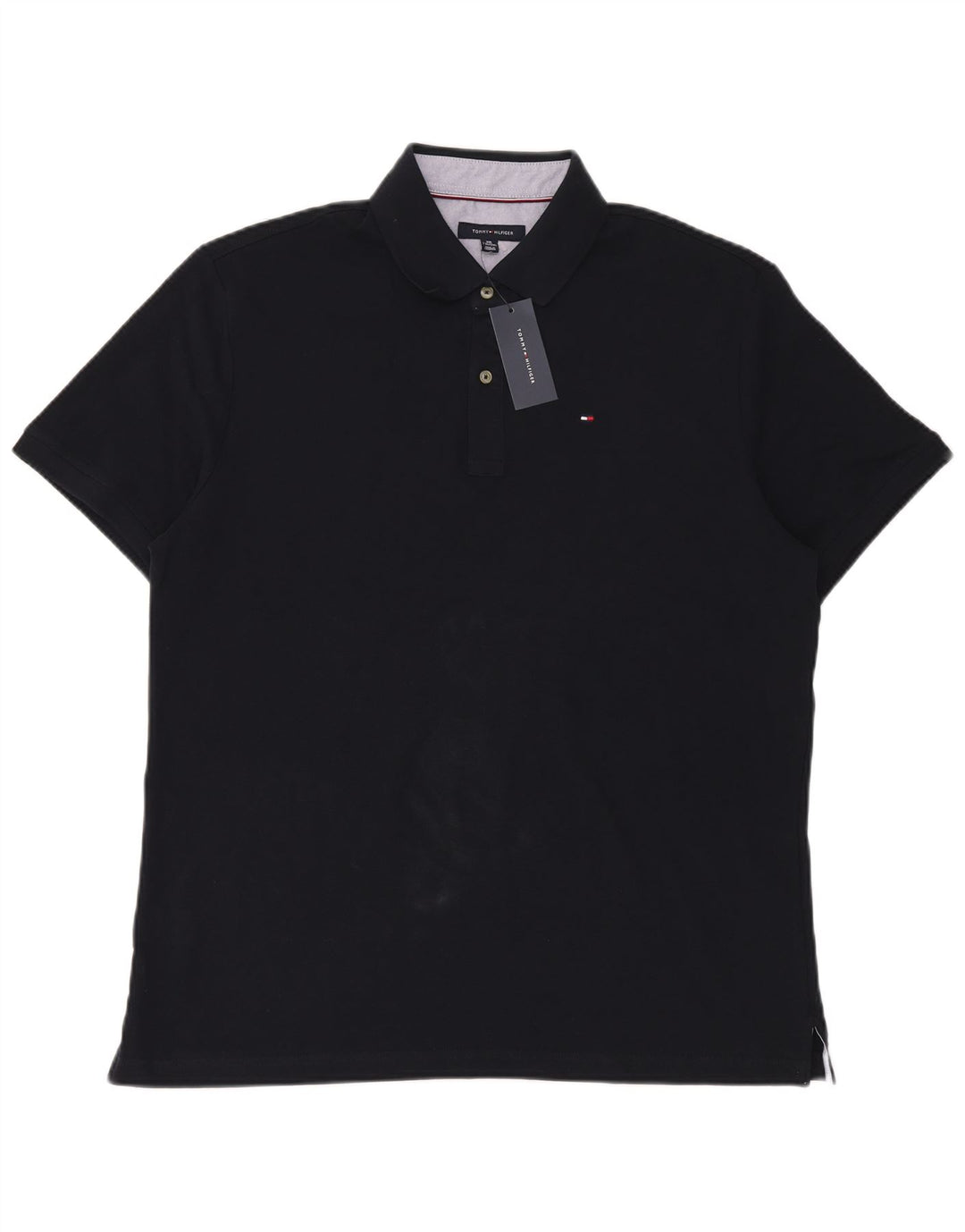 Męska koszulka polo Tommy Hilfiger 2XL, granatowa, bawełniana