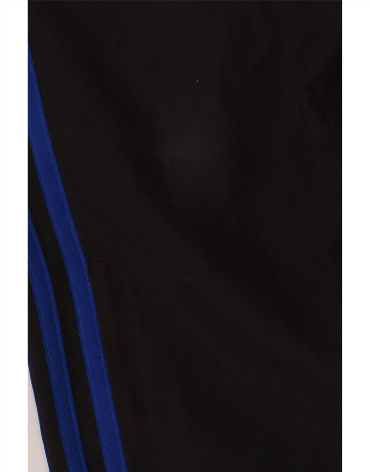 Męskie spodnie dresowe Adidas, małe, czarne, poliestrowe