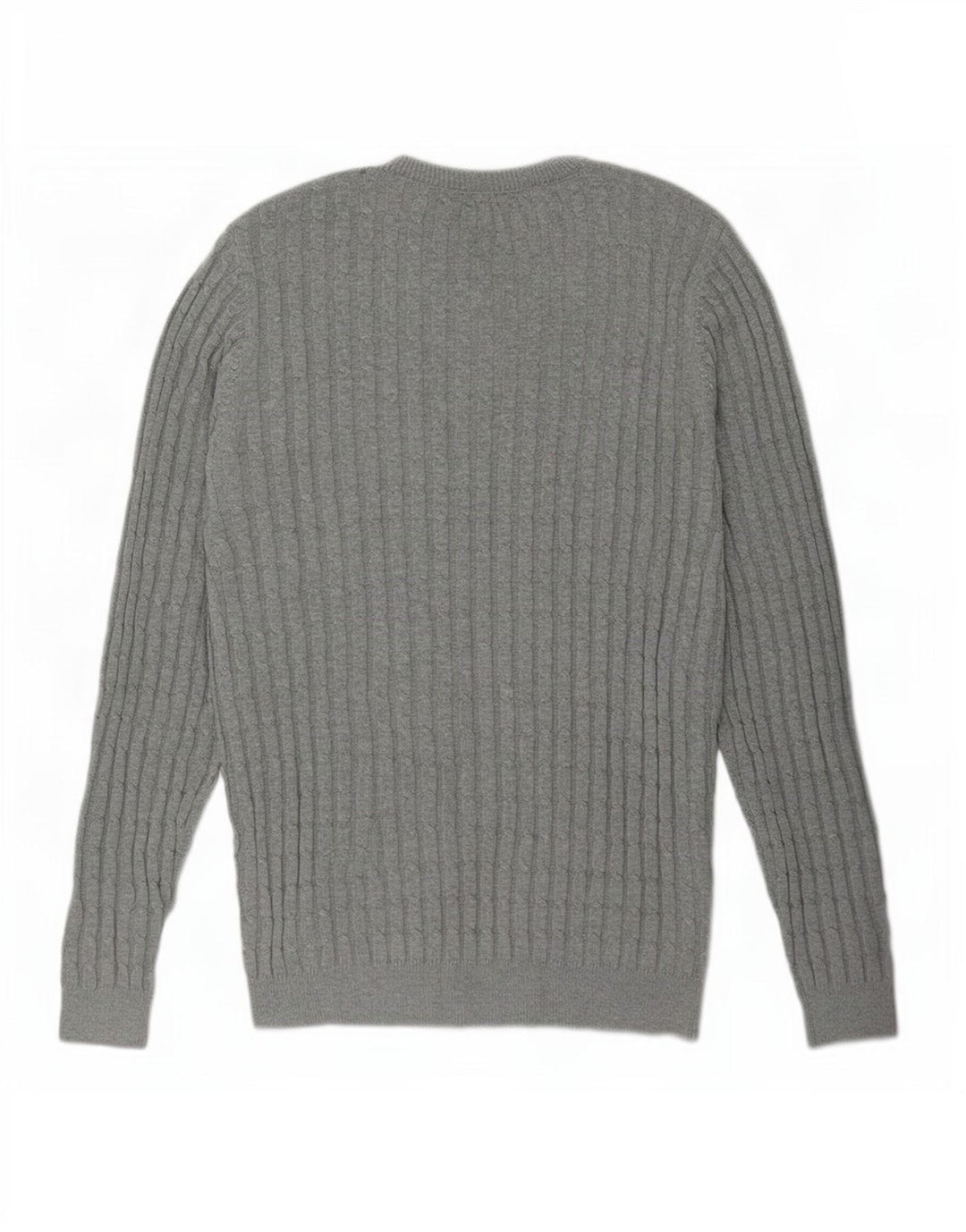 Męski sweter z okrągłym dekoltem Jack Wills, duży, szary, bawełniany