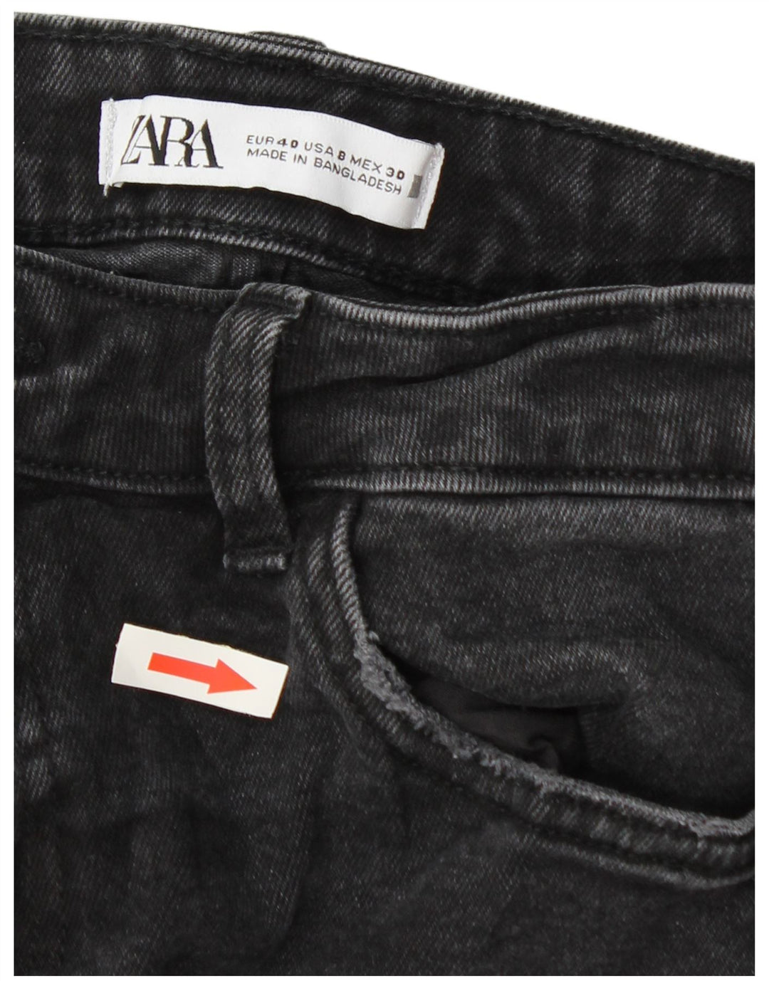 Damskie jeansy Skinny Zara EU 40 Medium W30 L27 Szare