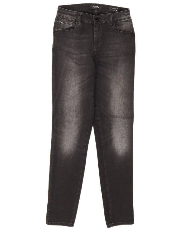 Jeansy Guess Curvy X Mid Rise Skinny Jeans W25 L30 Damskie Szare
