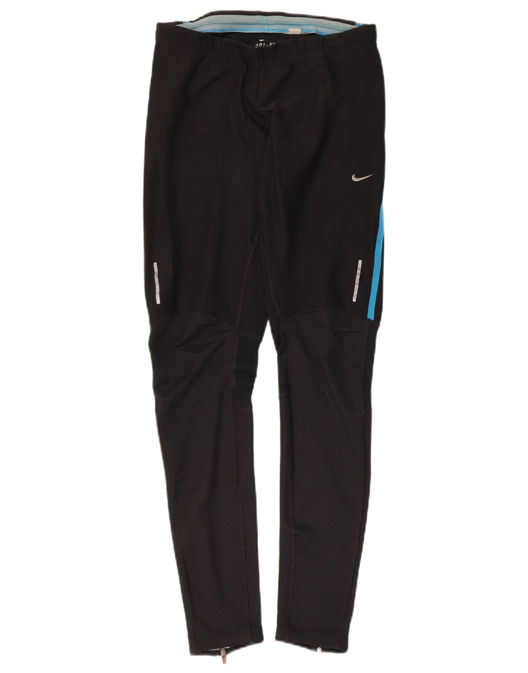Damskie legginsy Nike Dri Fit UK 14, średnie czarne w cętki